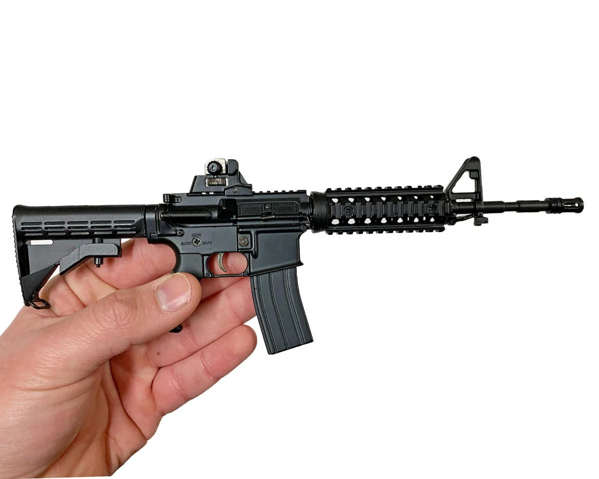 GOAAR-Black Goat Guns Miniature 1/3 Scale Die-Cast AR15 Model Kit Black