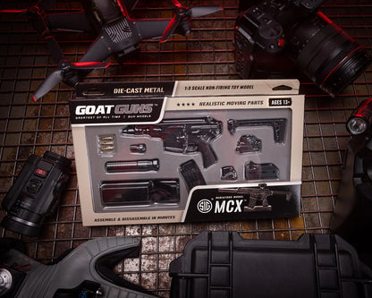 GOAMCX-Black Goat Guns Miniature 1/3 Scale Die-Cast Sig Sauer MCX Model Kit Black