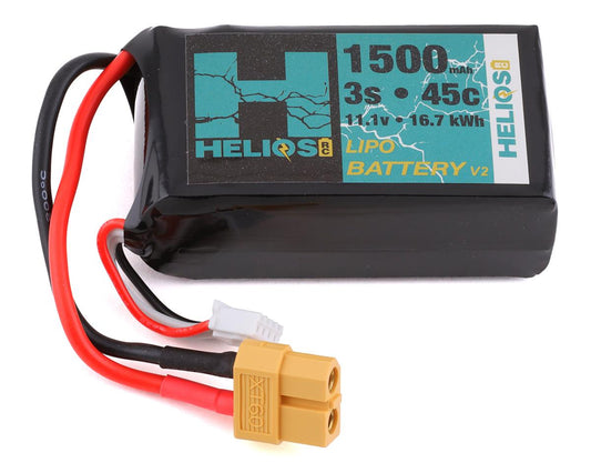 HRC-351500-45-X6 Helios RC 3S 1500mAh 45C XT60 Battery