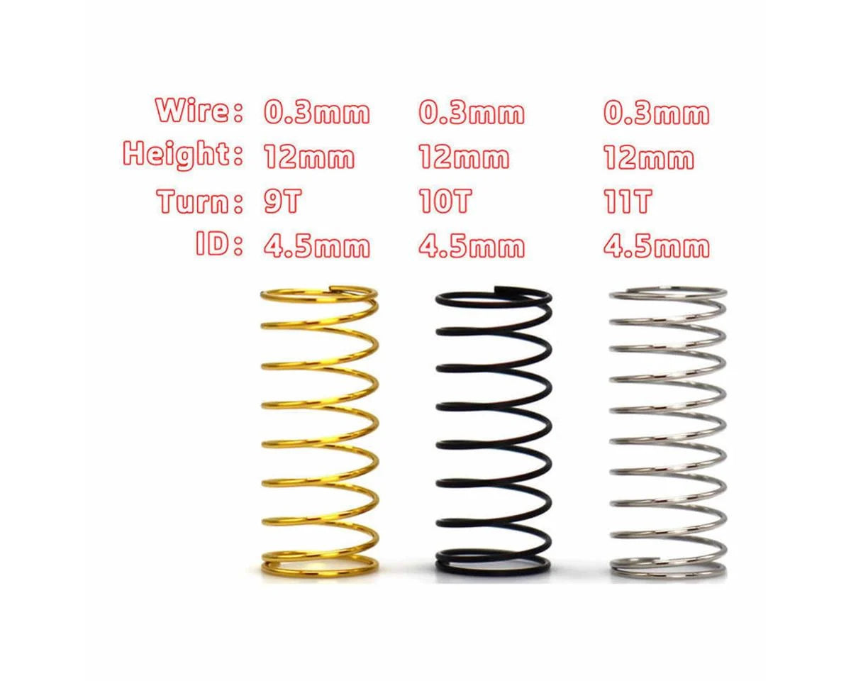 Hot Racing Axial SCX30 21.5mm Threaded Aluminum Friction Shocks (2) w/Springs - SXTY215GP