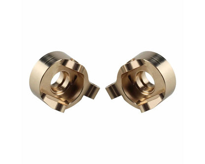 Hot Racing Axial SCX30 Brass Steering Knuckles (2) (7.6g ea) - SXTY21H