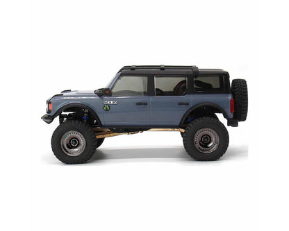 Hot Racing Axial SCX30 0.7" Brass Crawler Wheels (Black Chrome) (4) (9.3g ea) - SXTY919H01