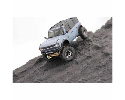 Hot Racing Axial SCX30 0.7" Brass Crawler Wheels (Black Chrome) (4) (9.3g ea) - SXTY919H01