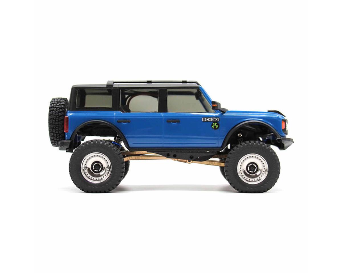 Hot Racing Axial SCX30 0.7" Brass Crawler Wheels (Chrome) (4) (9.3g ea) - SXTY919H08