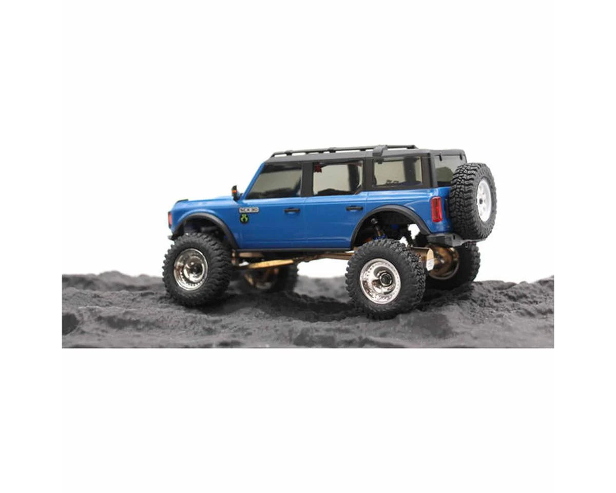 Hot Racing Axial SCX30 0.7" Brass Crawler Wheels (Chrome) (4) (9.3g ea) - SXTY919H08