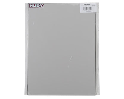 Hudy 1/10 & 1/12 On-Road Flat Set-Up Board (Lightweight) (Grey) (292x425mm) - 108301