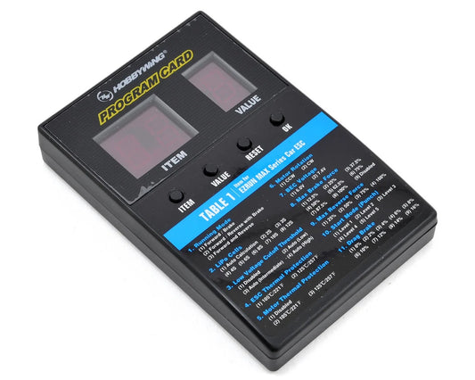 30501003 HobbyWing LED Program Card