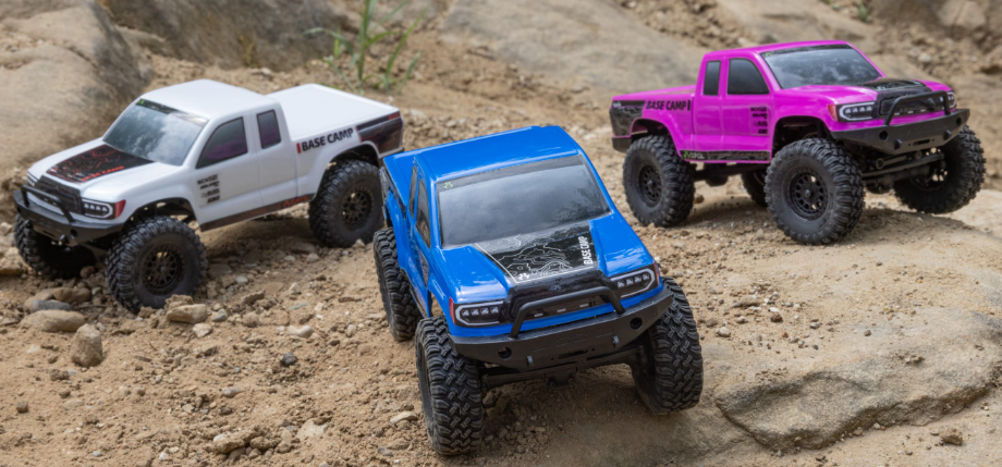 SCX24 Base Camp RTR, Blue - AXI-1219T2