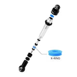 INJORA DRX Dual-Rate Spring Oil Shocks 90mm+100mm for 1/10 TRX4 SCX10 III - BZ-05BS-90-100