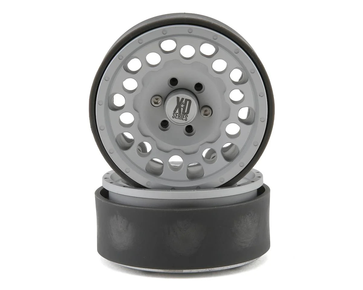 Incision KMC 1.9" XD129 Holeshot Crawler Wheel (Silver) (2) - IRC00331