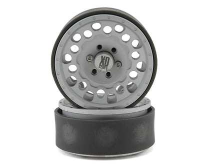 Incision KMC 1.9" XD129 Holeshot Crawler Wheel (Silver) (2) - IRC00331