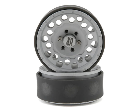 Incision KMC 1.9" XD129 Holeshot Crawler Wheel (Silver) (2) - IRC00331