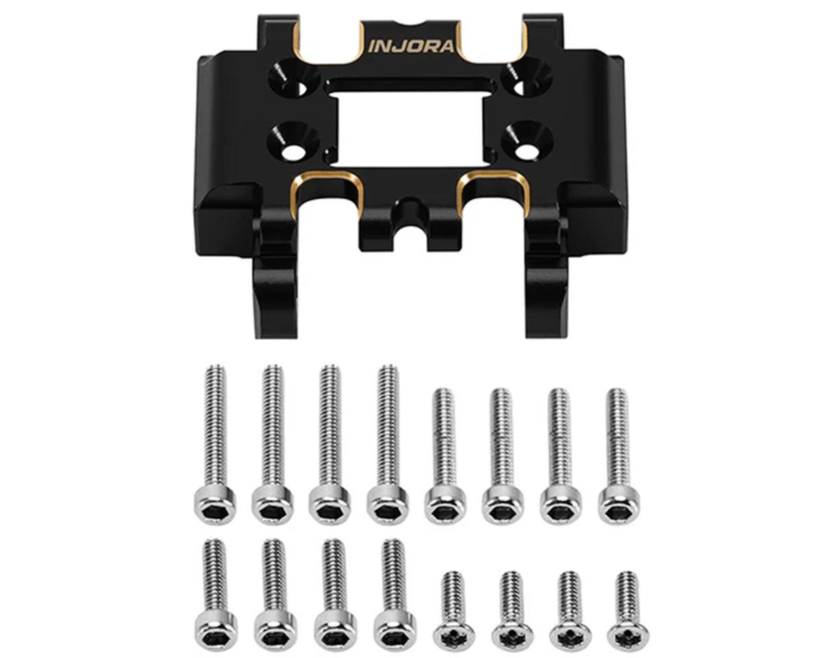 Injora Redcat Ascent-32 Brass Skid Plate (Black) (2) (8.4g ea) - ASC32-03BK