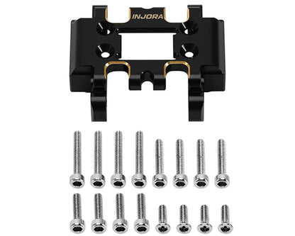 Injora Redcat Ascent-32 Brass Skid Plate (Black) (2) (8.4g ea) - ASC32-03BK