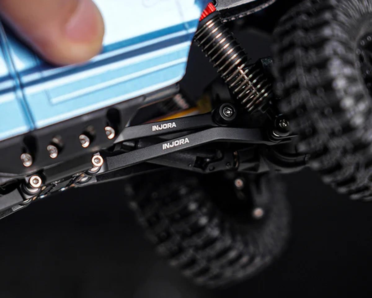 Injora Redcat Ascent-32 Aluminum High Clearance Suspension Links Set (Black) - ASC32-04BK