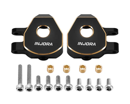 Injora Redcat Ascent-32 Brass Steering Knuckles (Black) (2) (5.4g ea) - ASC32-06BK