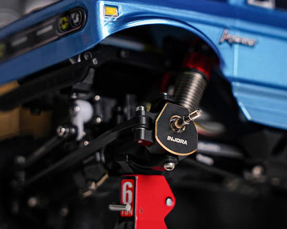 Injora Redcat Ascent-32 Brass Steering Knuckles (Black) (2) (5.4g ea) - ASC32-06BK