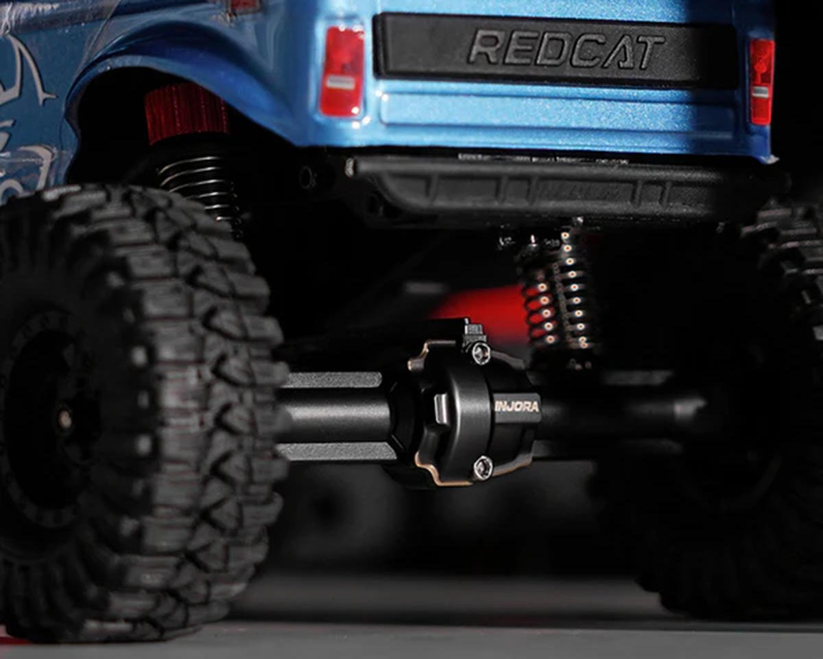 Injora Redcat Ascent-32 Brass Differential Covers (Black) (2) (2.6g ea) - ASC32-07BK