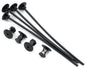 2430-2 JConcepts - 1/10th Buggy Tire Stick Holds 4 MountedTires, Black - 4PC