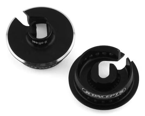 JCONCEPTS - Fin, 13mm Spring Cup (Black) 0mm Offset for 13mm Spring - 2721-2
