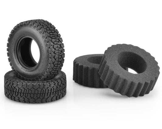 JConcepts Bounty Hunters Scale Country Class 1 1.9" Crawler Tires (2) (Green) - 3114-02