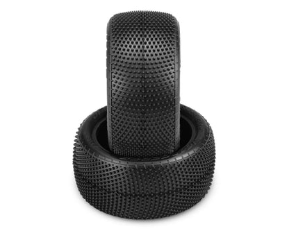 JConcepts Fuzz Bite LP 2.2" Rear Buggy Carpet Tires (2) (Purple) - 3152-011