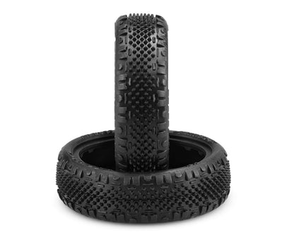 JConcepts Pin Swag Slim 2.2" 2WD Front Buggy Carpet Tires (2) (Purple) - 3181-011