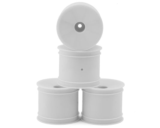 3354W JConcepts 12mm Hex Mono 1/10 Stadium Truck Wheel (4) (T6.1) (White)