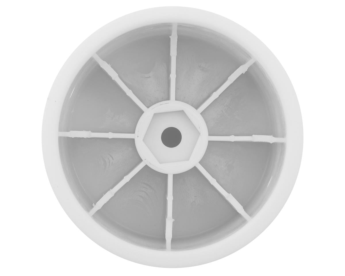 3354W JConcepts 12mm Hex Mono 1/10 Stadium Truck Wheel (4) (T6.1) (White)