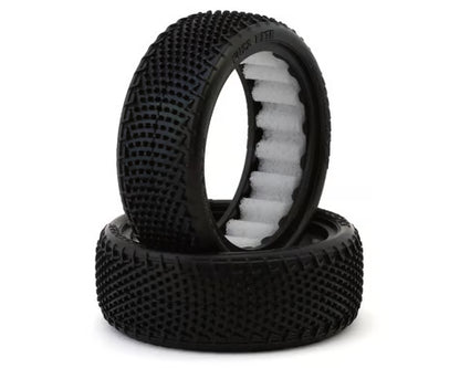 JConcepts Fuzz Bite Wide 2.2" 2WD Front Buggy Carpet Tires (2) (Purple) - 4061-011