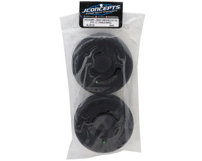 JConcepts Rock Bumps 2.2" All Terrain Rock Crawler Tires (2) (5.75") (Green) w/Foam Inserts - 4072-02