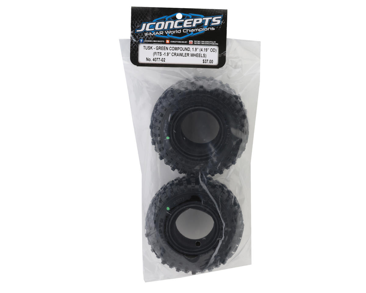 4077-02 JConcepts Tusk 1.9” All Terrain CrawlerTires