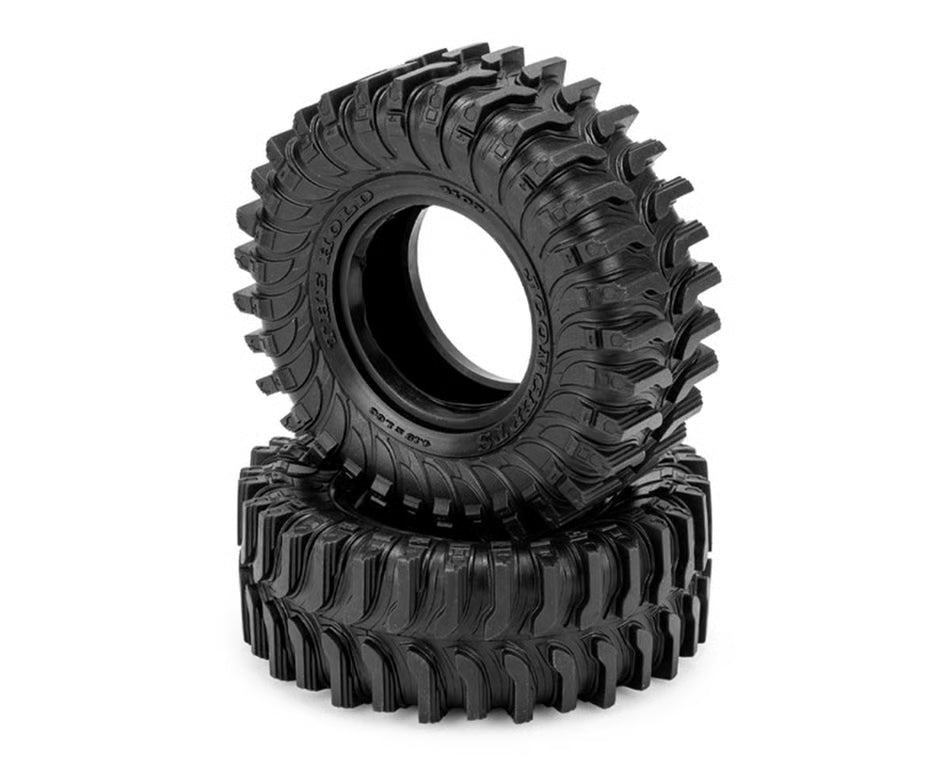 JConcepts The Hold 1.9" All Terrain Rock Crawler Tires (2) (4.19" OD) (Green) - 4103-02