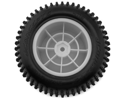 JConcepts Drop Step Pink Compound (Pre-Mounted on 3354W 1/10 Stadium Truck Tires) - 4116-101091