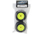 JConcepts 2.2" Drop Step Pre-Mounted 1/10 Stadium Truck Tires (Yellow) (2) w/12mm Hex (Pink) - 4116-201091