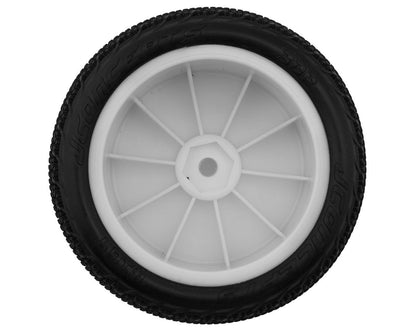 JConcepts 3DP 2.2" Pre-Mounted Rear Buggy Carpet Tires (White) (2) (Pink) w/12mm Hex - 4169-101021
