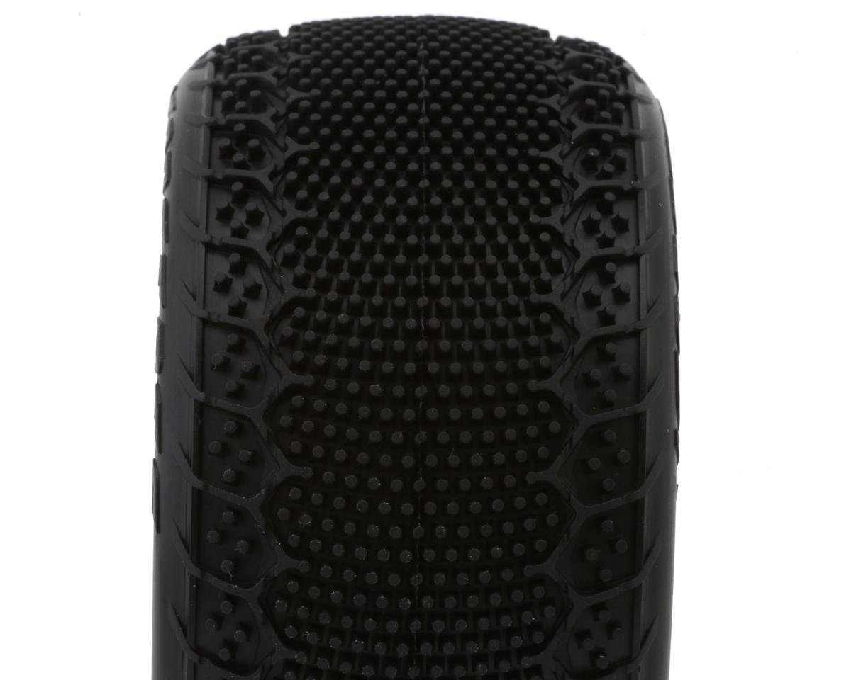 JConcepts 3DP 2.2" Pre-Mounted Rear Buggy Carpet Tires (Yellow) (2) (Pink) w/12mm Hex - 4169-201021