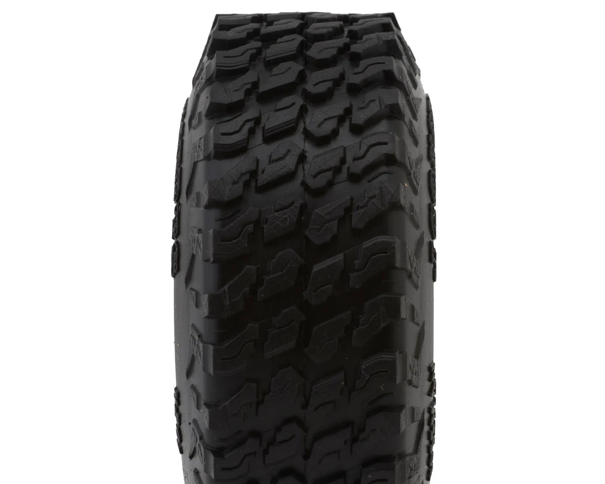 JConcepts Bossman 1.3" Micro Rock Crawler Tires (63mm OD) (2) (Green) w/Foam Inserts - JCO4201-02
