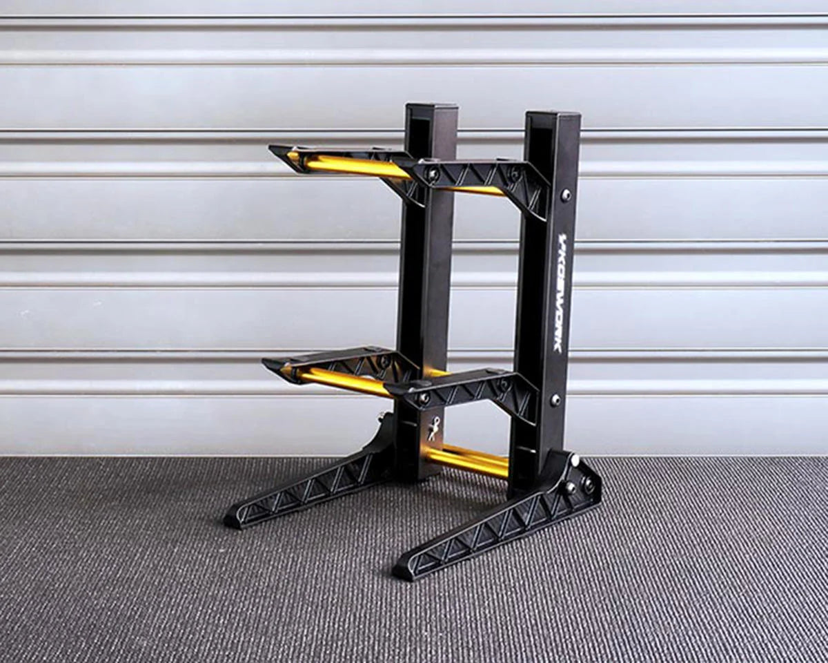 Koswork 2 Layer 1/10 & 1/8 Car Display Stand (200x240x475mm) W/Carrying Bag - KOS50741