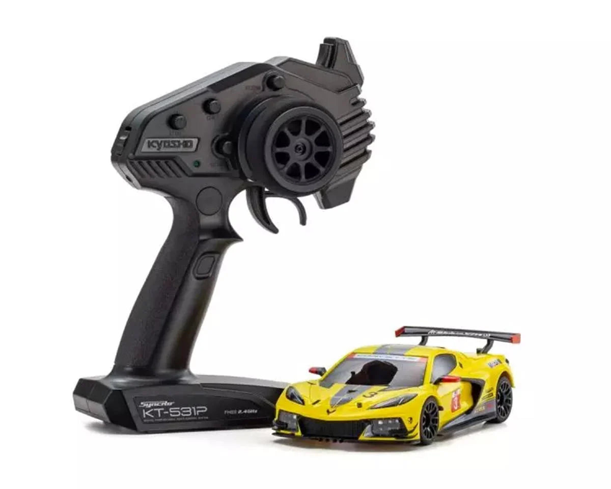 32356Y Mini-Z RWD MR-04 Readyset Chevrolet Corvette C8.R Yellow | #3