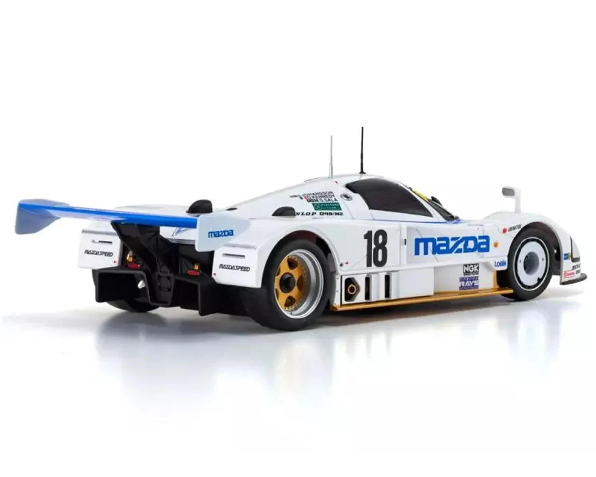 Kyosho MR-04 RWD Mini-Z Readyset w/1991 Mazda 787B LM Body (White/Blue) w/KT-531P 2.4GHz Radio - 32361MA
