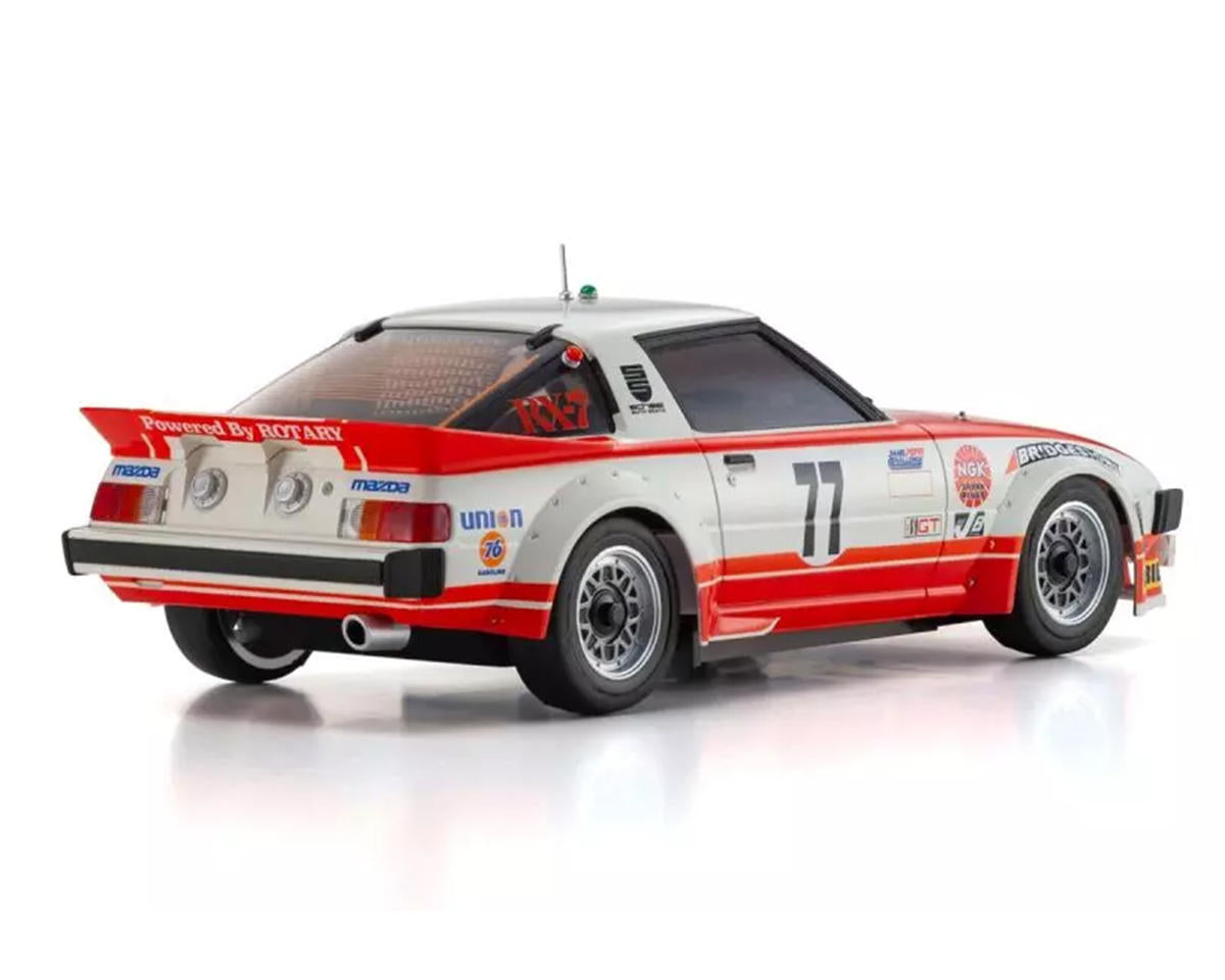 【4月7日まで】ハイストーリー 1/43 MAZDA SAVANNA RX-7 Kyosho ASC MR04N-MM2 Mazda Savanna RX-7 (1979 Daytona GTU Livery