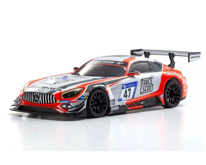 Kyosho MR-04 RWD Mini-Z Readyset w/2018 Nurbuergring Mercedes-AMG GT3 Body (Red/Grey) w/KT-531P 2.4GHz Radio - 32367FRS