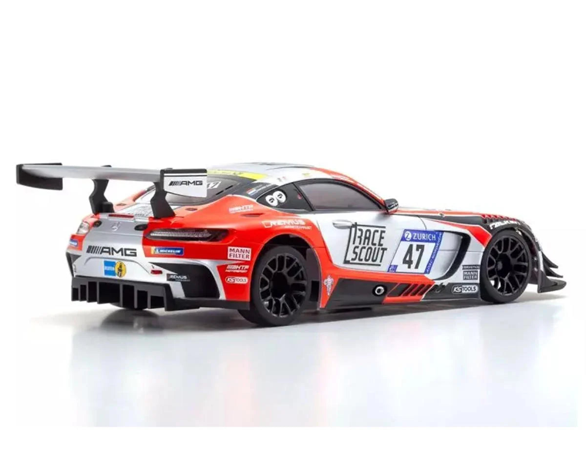 Kyosho MR-04 RWD Mini-Z Readyset w/2018 Nurbuergring Mercedes-AMG GT3 Body (Red/Grey) w/KT-531P 2.4GHz Radio - 32367FRS
