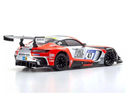 Kyosho MR-04 RWD Mini-Z Readyset w/2018 Nurbuergring Mercedes-AMG GT3 Body (Red/Grey) w/KT-531P 2.4GHz Radio - 32367FRS
