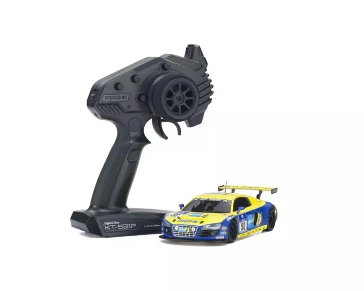 Kyosho MR-04 RWD Mini-Z Readyset w/Audi R8 LMS Phoenix Racing NBR 2010 #98 Body w/KT-531P 2.4GHz Radio - 32371BT