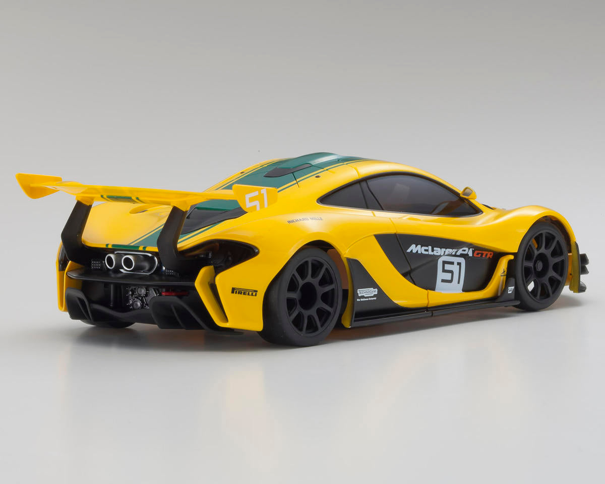 Kyosho MR-04 RWD Mini-Z Readyset w/McLaren P1 GTR Body (Yellow/Green) w/KT-531P 2.4GHz Radio - 32375YG