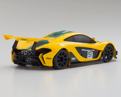 Kyosho MR-04 RWD Mini-Z Readyset w/McLaren P1 GTR Body (Yellow/Green) w/KT-531P 2.4GHz Radio - 32375YG