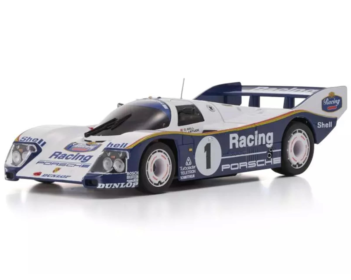 Kyosho MR-04 RWD Mini-Z Readyset w/Porsche 962C Coupe Body (White/Blue) w/KT-531P 2.4GHz Radio - 32379RA - ** Preorder for October 2026 **