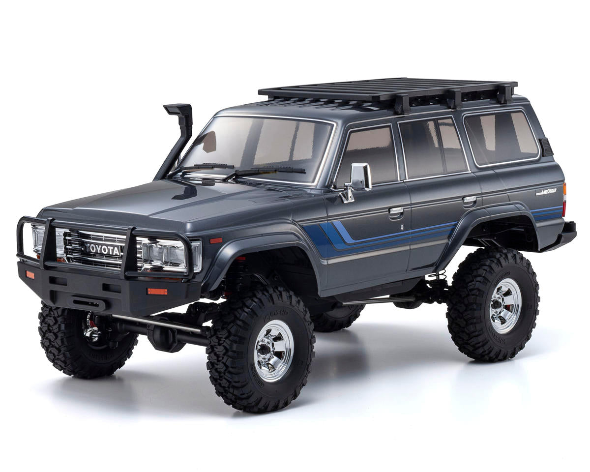 Kyosho KC10 Toyota Land Cruiser 60 (Grey) 1/10 4WD ReadySet Brushed Rock Crawler w/ Radio - 34801T2